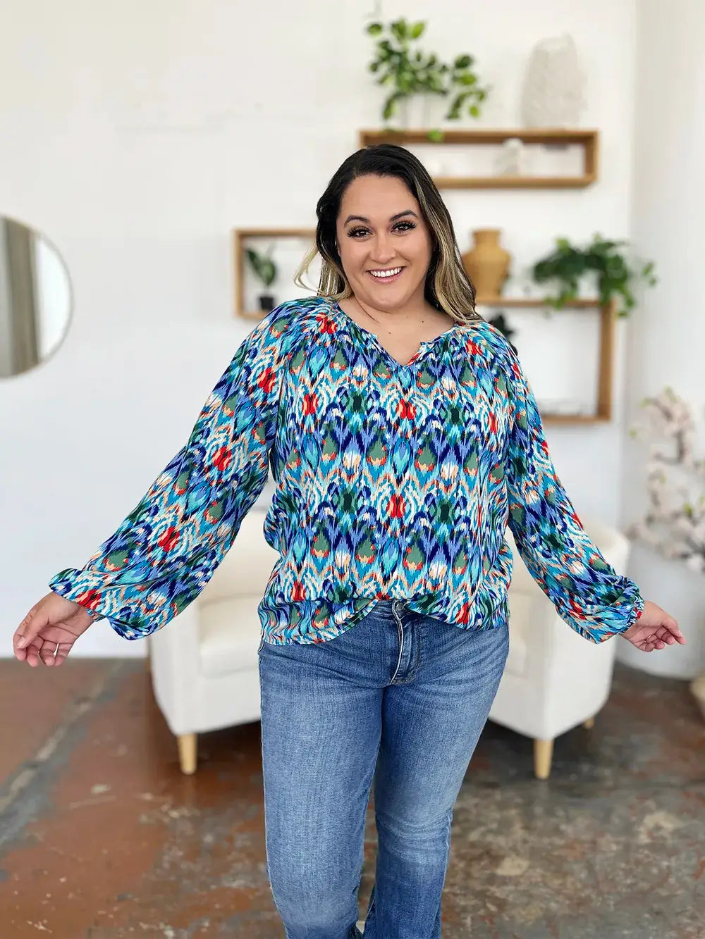 Swageye Electric Bloom Blouse
