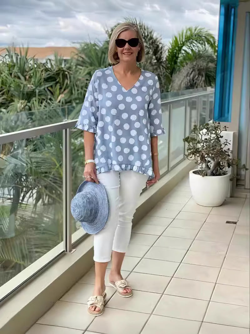 Jolene | Printed Relaxed Blouse