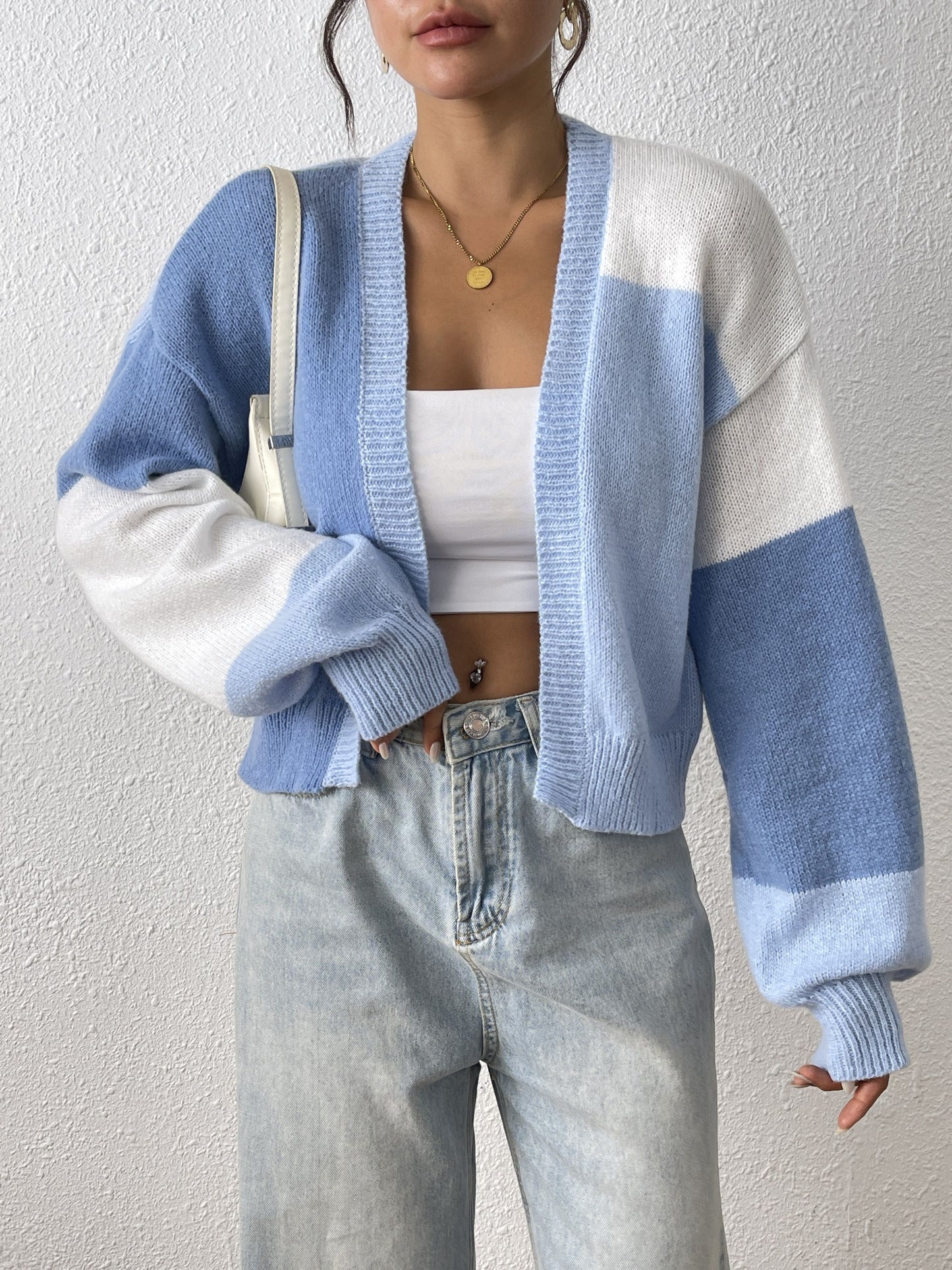Adline | Cardigan à blocs de couleurs