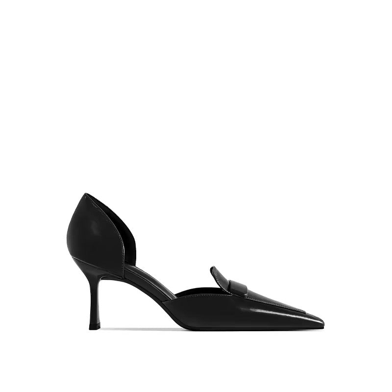 Vivienne Pointed-Toe Loafer Pumps