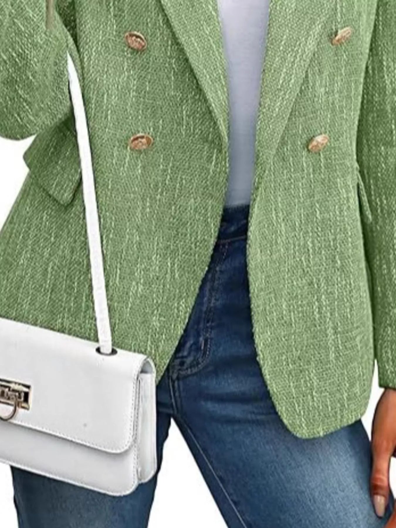 Chic Command Double-Breasted Blazer