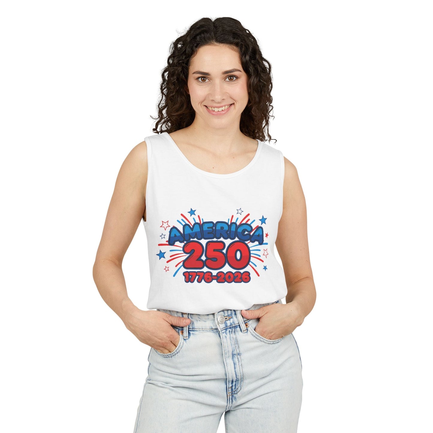 250th Anniversary Apparel — 1776–2026 Patriotic Tank Top