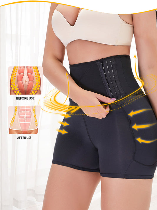 Full Size Hook and Eye Shaping Shorts