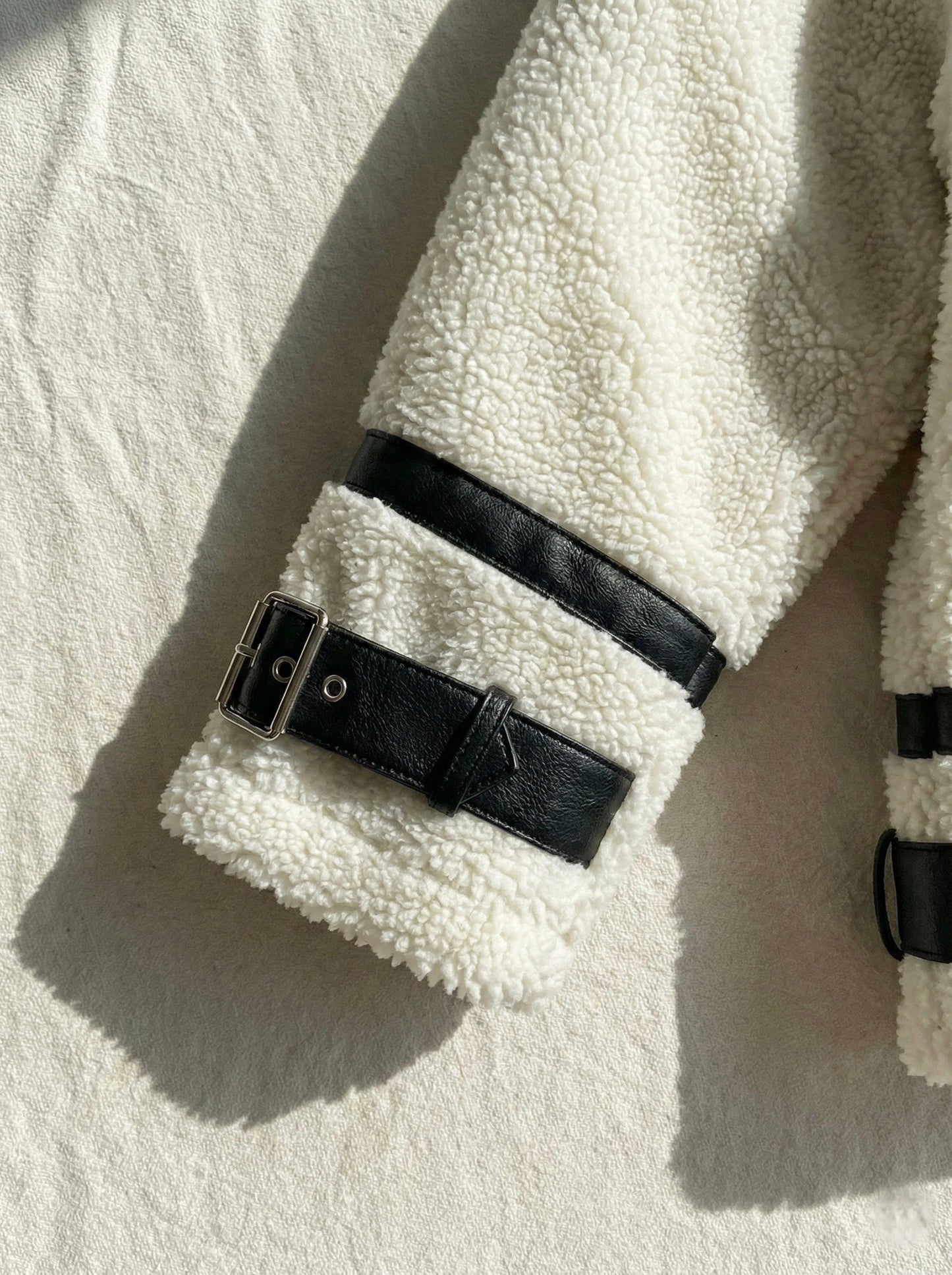 Mathilda | Faux Shearling Zip-Up Jacket