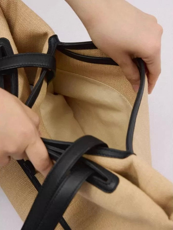 Riviera Fold Canvas Tote Bag