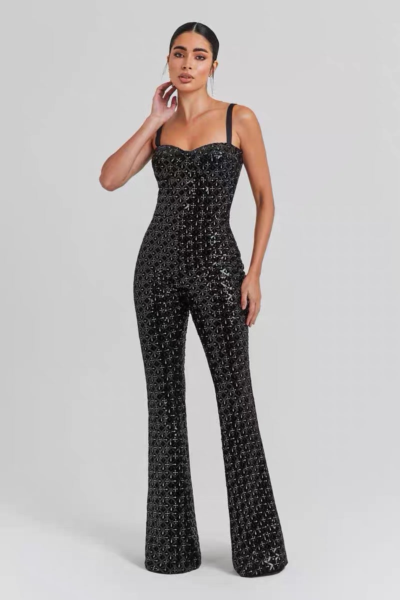Yguette sequin jumpsuit