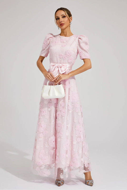 Rosalie Lace Bow Gown Pre-order