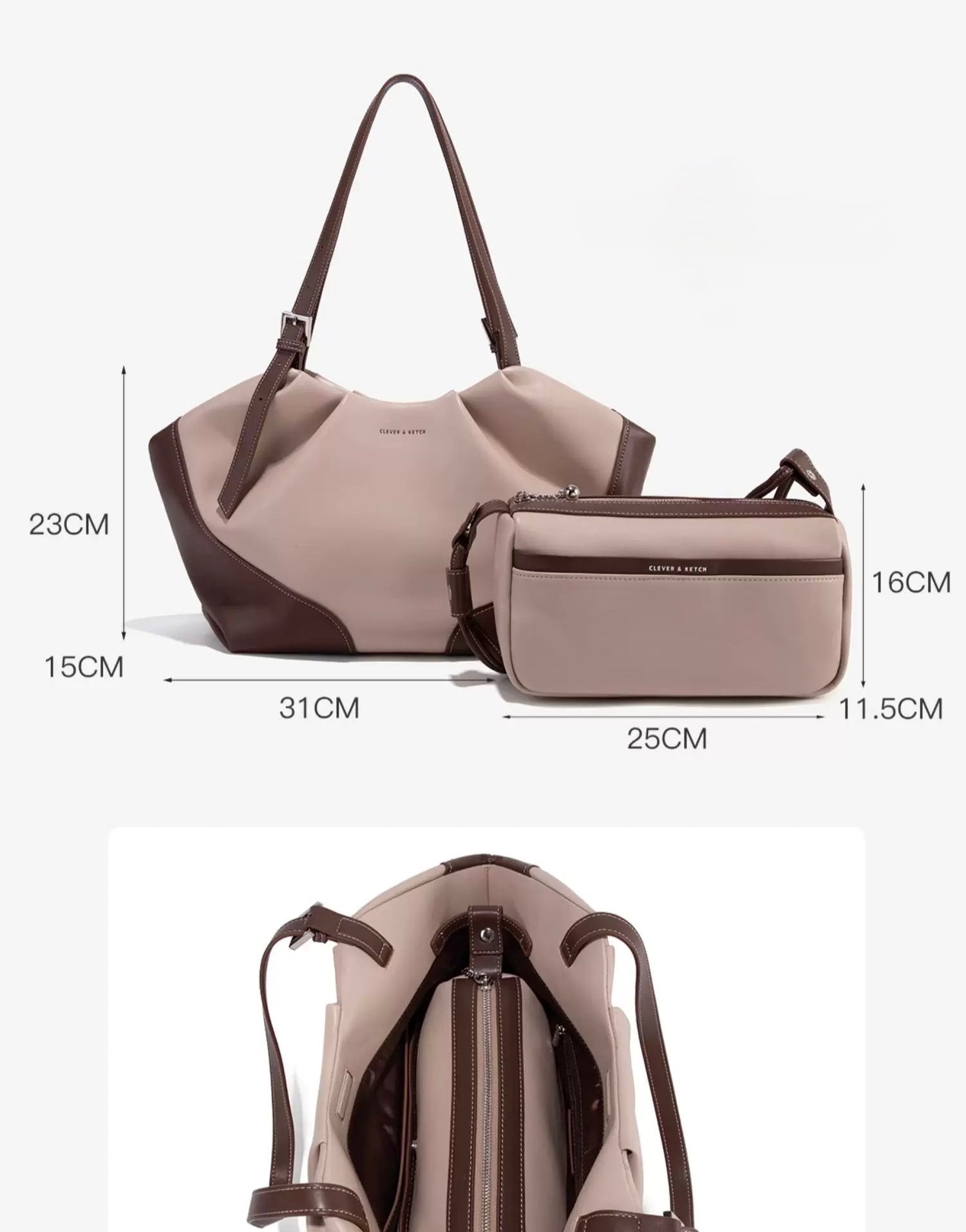 Luna Deux Structured Tote Bag