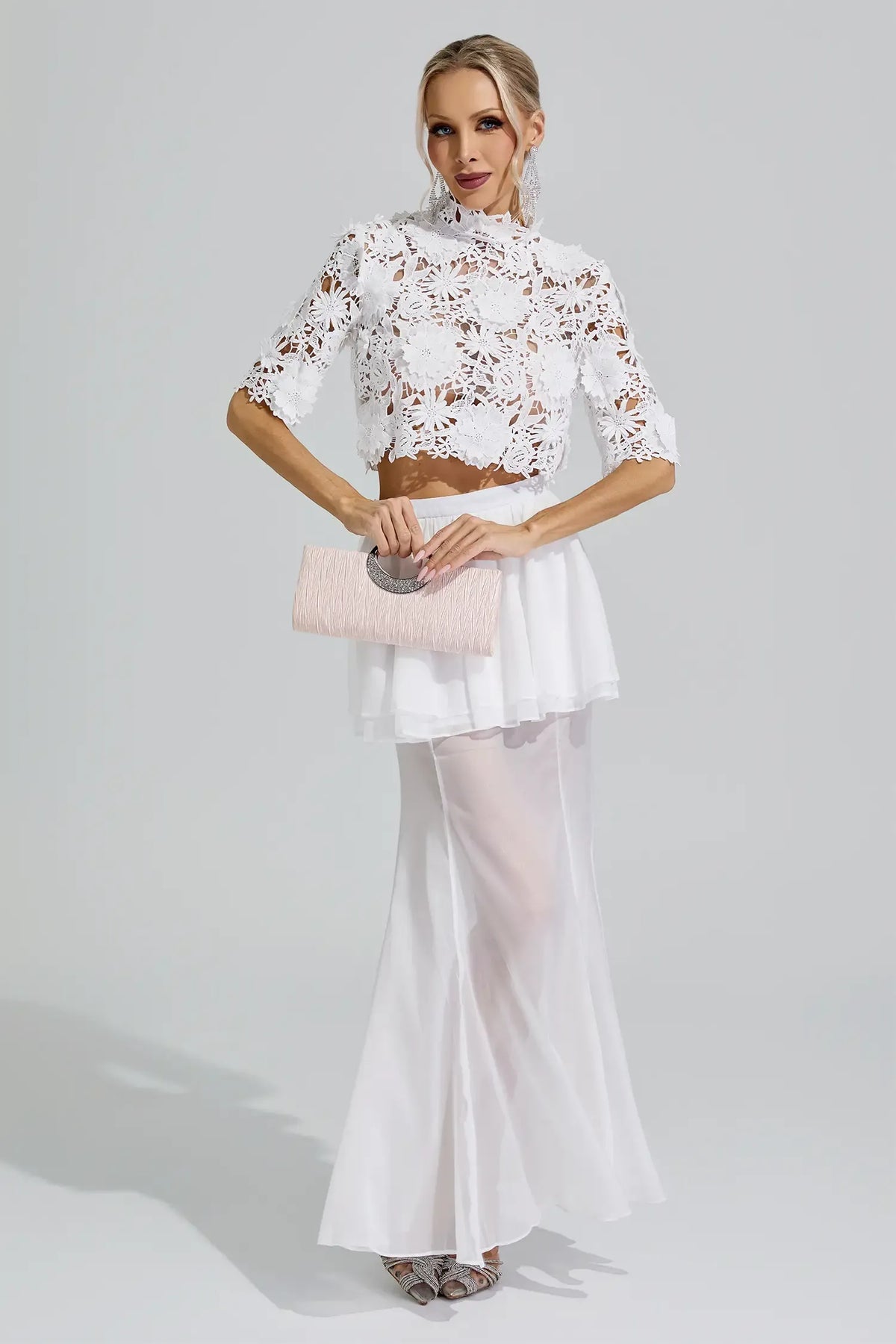 Elara Lace Two-Piece Set