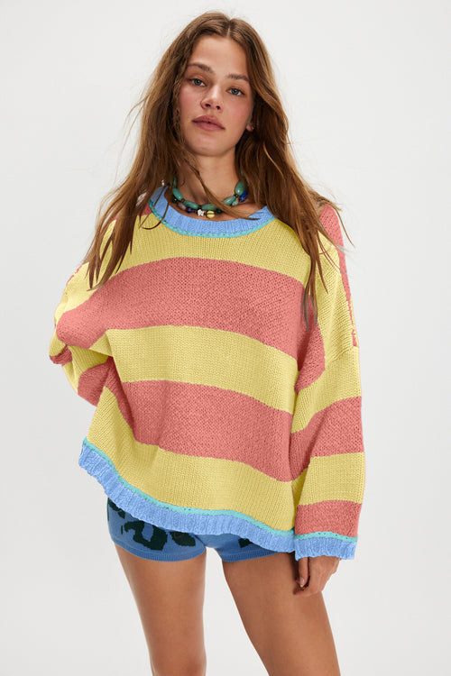 Moments of Cozy Striped Pullover Sweater - 3 Colors