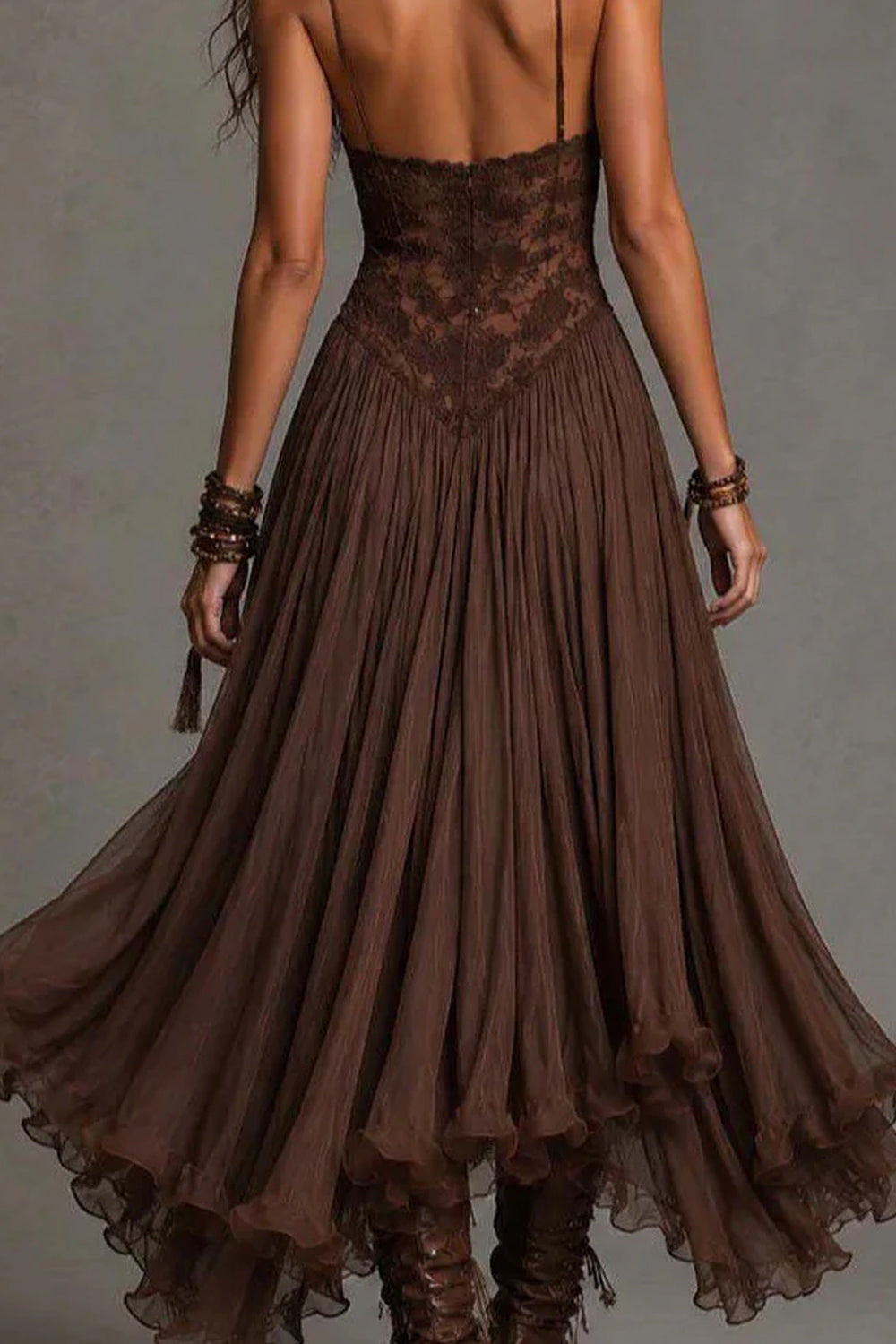 Bohemian Lace Sling Large Skirt