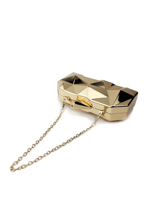 Irregular Design Clutch Chain Bag
