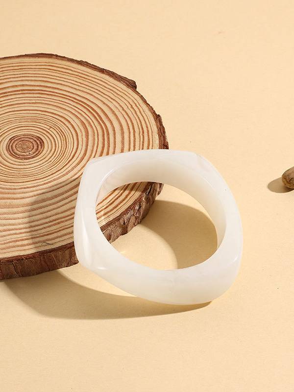 Irregular Bracelet White F