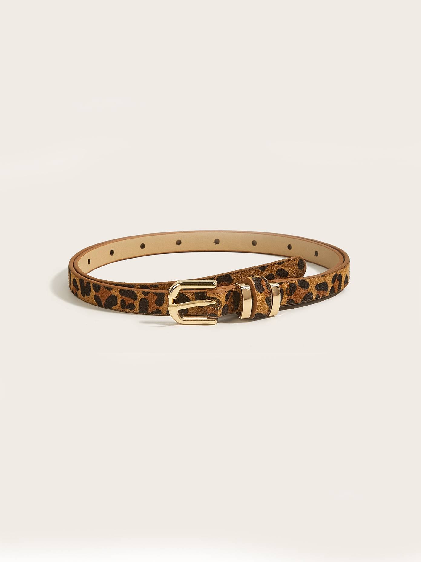 Minimalist Classic Belt Leopard F