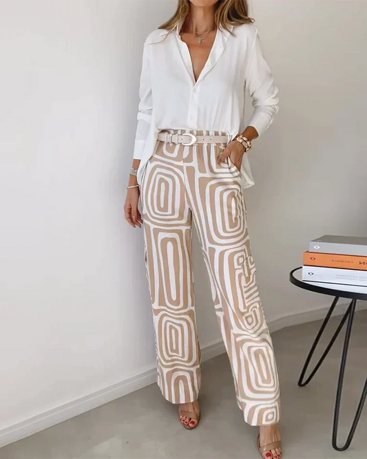 Olivia  Stylish Two-Piece Set (+FREE BELT)