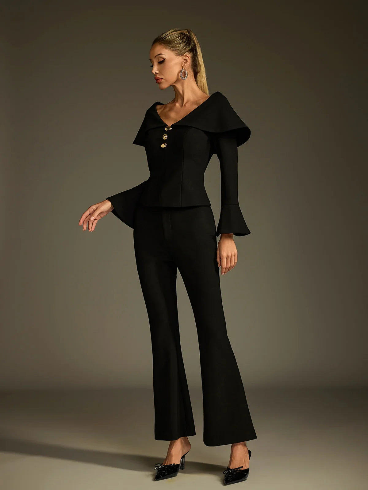Eloise Off Shoulder Pant Set