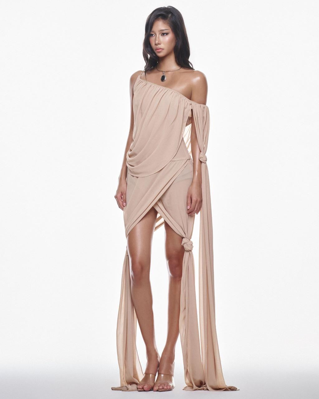 Vanessa Dress Beige