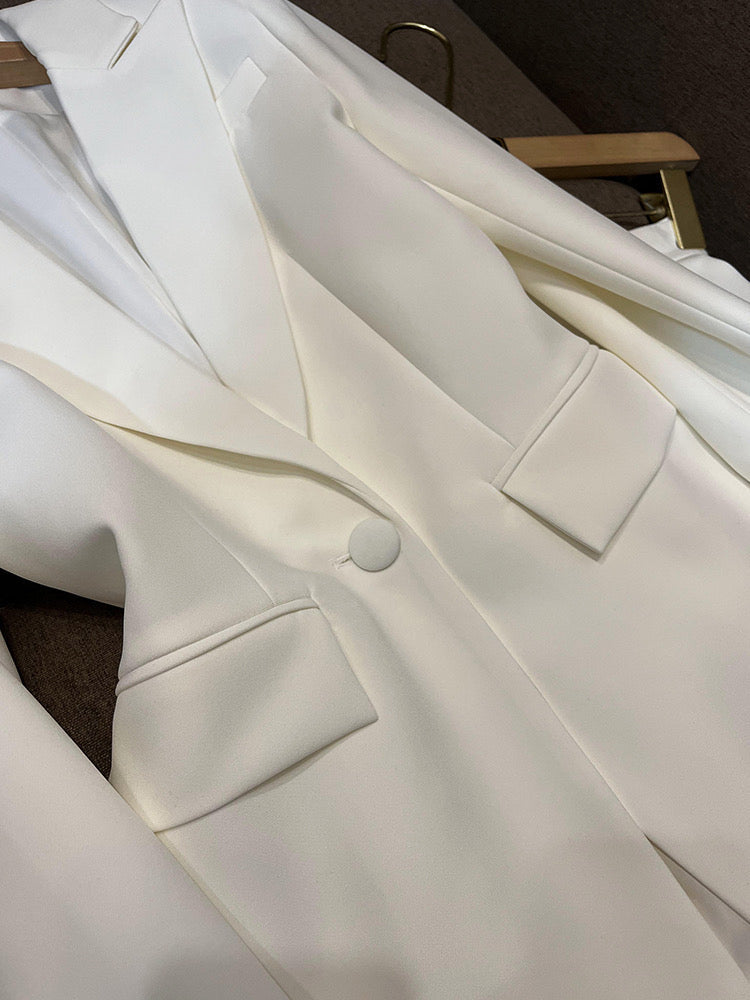 Mina white suit set size S