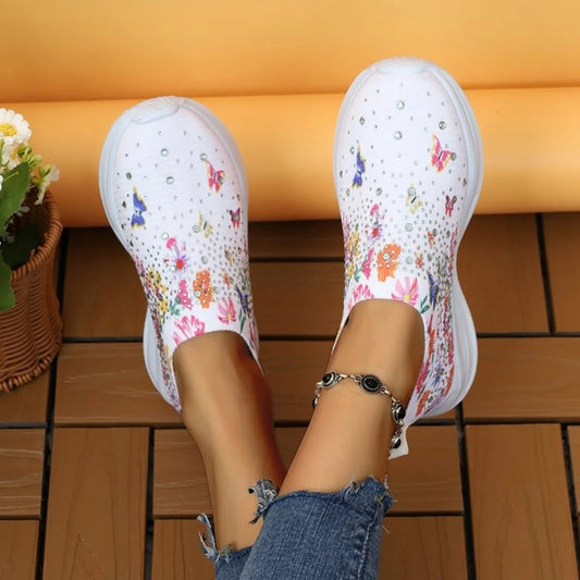Glitz & Petals Floral Sneakers