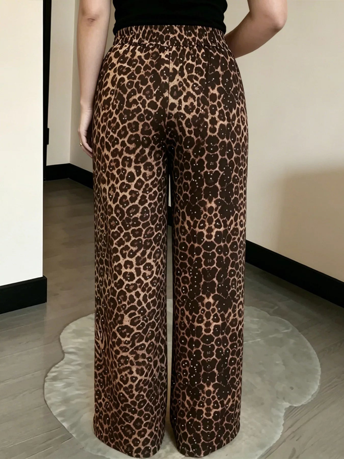 Drawstring Wide-Leg Pants