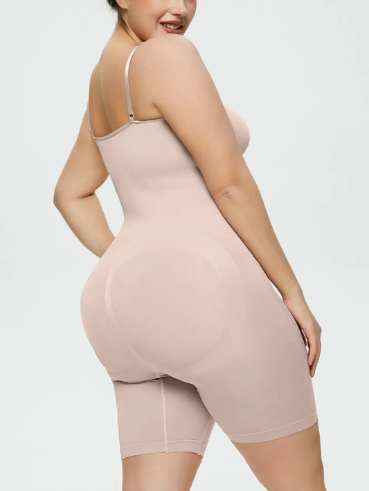 Shaping Spaghetti Strap Romper – Full Size, Flattering