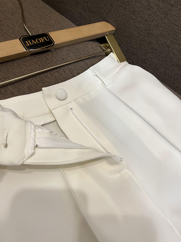 Mina white suit set