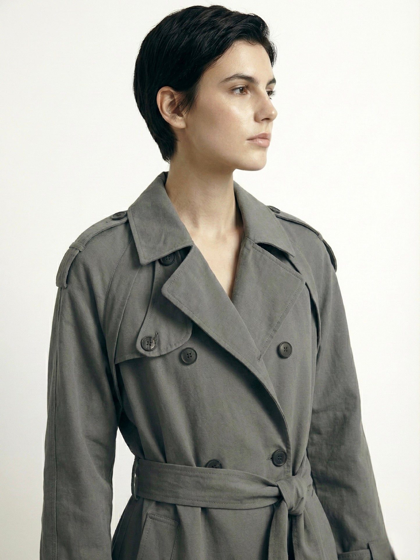 Myla | Classic Double-Breasted Trench Coat