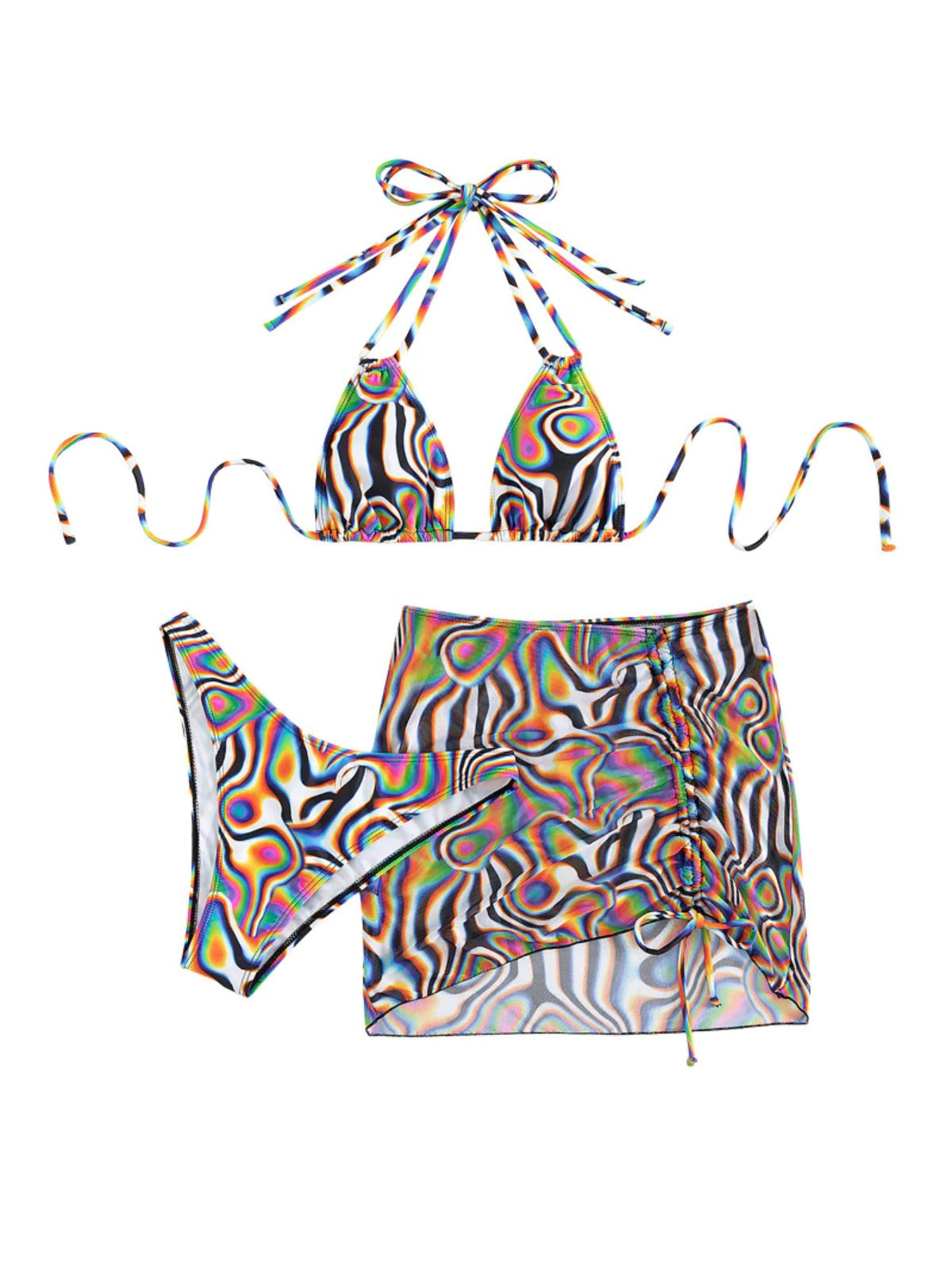 Zana three piece bikini set