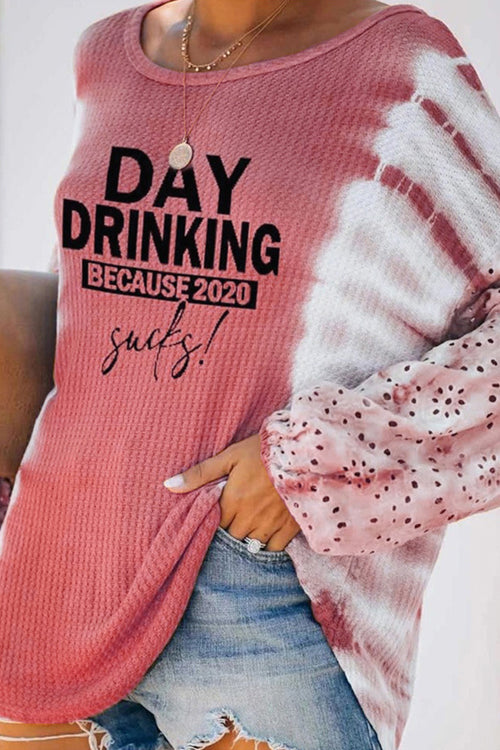 Never Better Tie-Dye Hollow-Out Knit Top - 3 Colors Pink