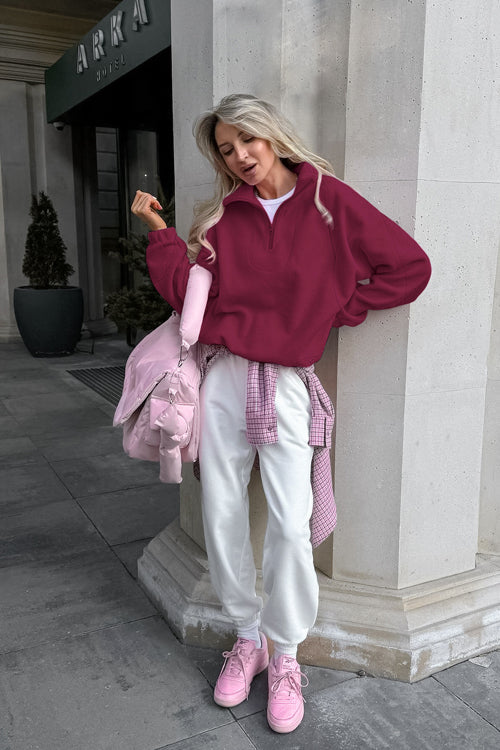 Cozy Sweetness Fleece Pullover Sweatshirt - 5 Colors