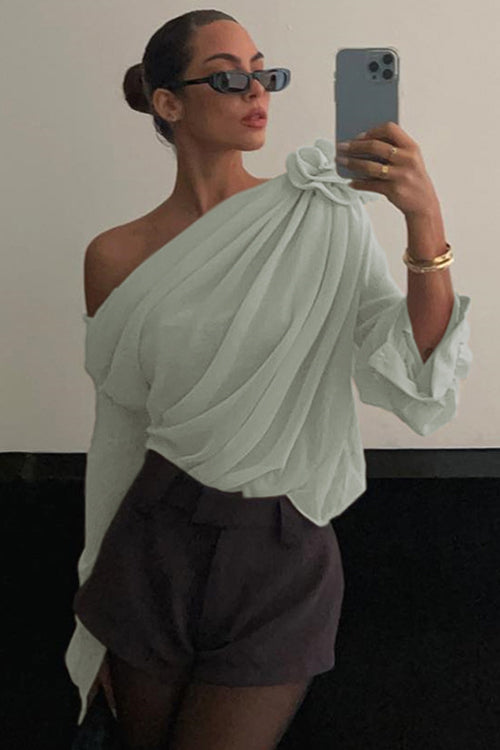 Sensational Sweetheart Long Sleeve Top - 3 Colors Sage Green