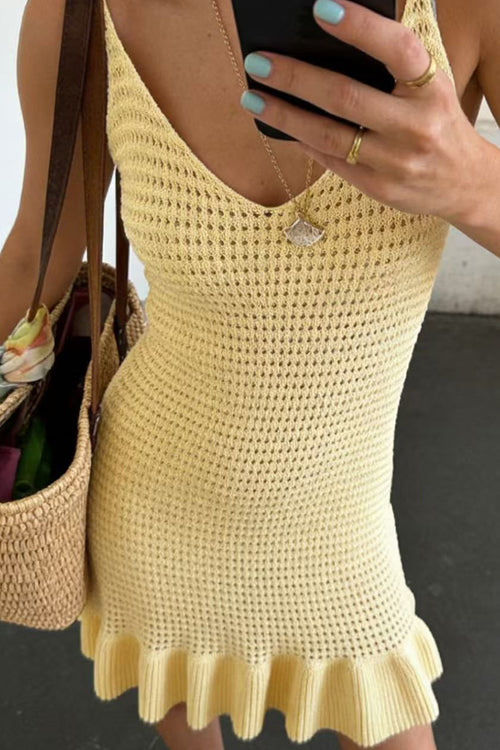Field Day Knit Sleeveless Mini Dress - 3 Colors