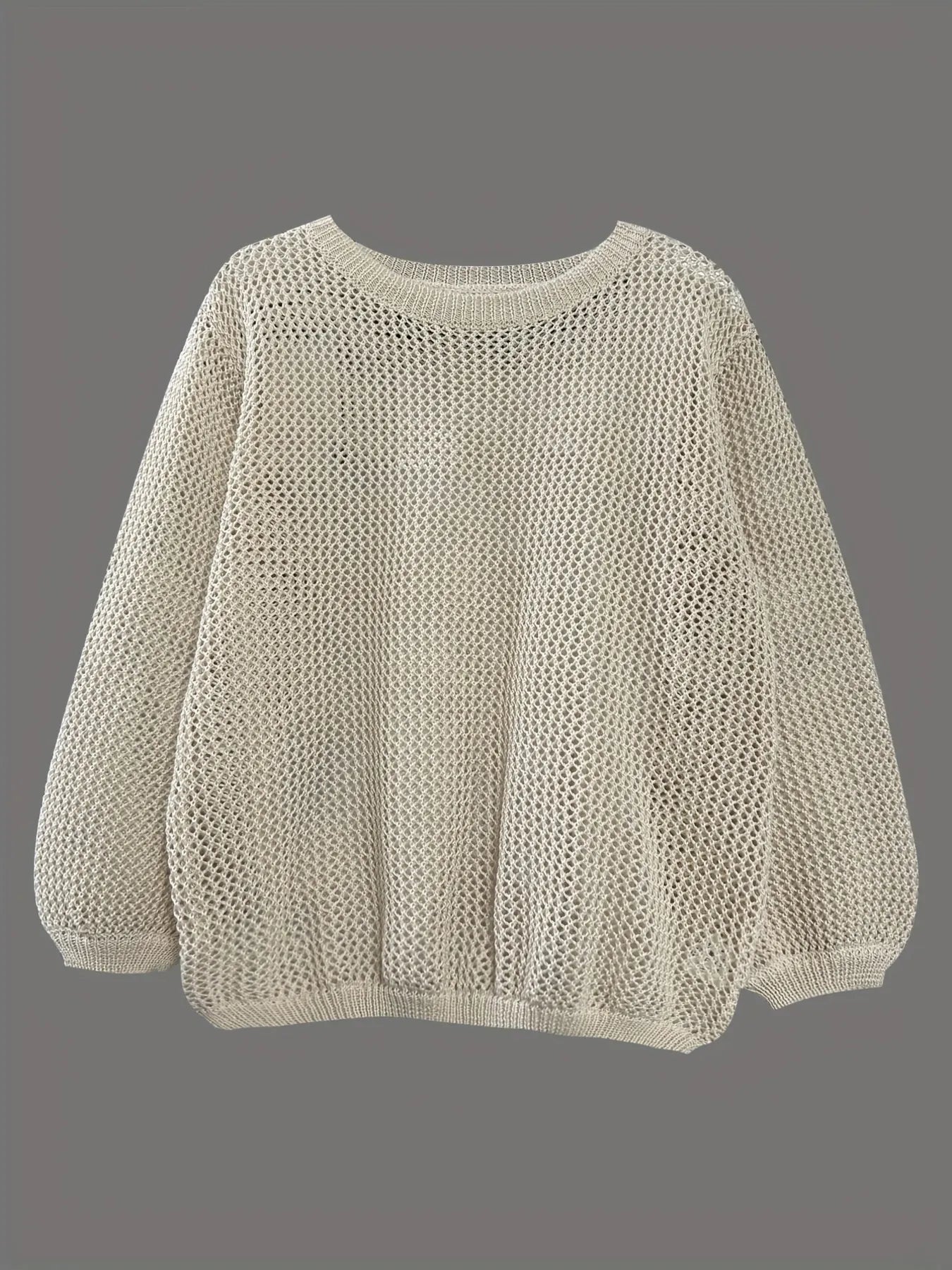 Off-White Round Collar Sweater