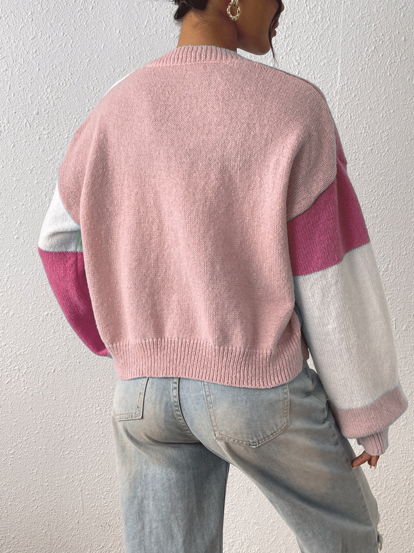 Adline | Cardigan à blocs de couleurs