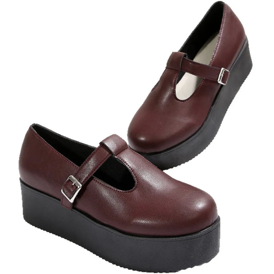 Round Toe Chunky Platform Loafers for Women – Fun, Bold & Comfy Everyday Shoes