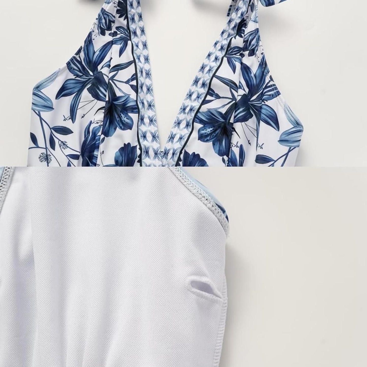 Women Adjustable Shoulder Strip Plant Prints One Piece Swimsuit and Skirt/Sarong(BUY 2 FREE SHIPPING)