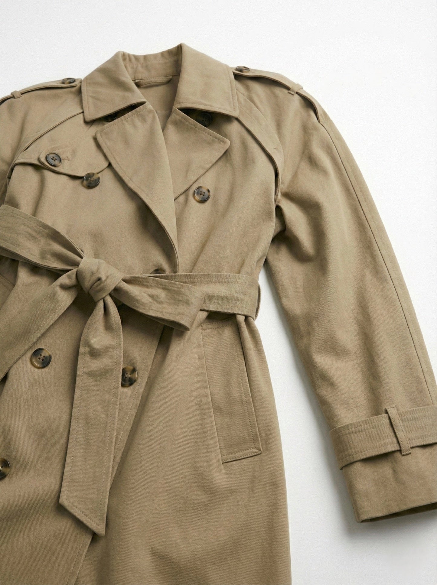 Myla | Classic Double-Breasted Trench Coat