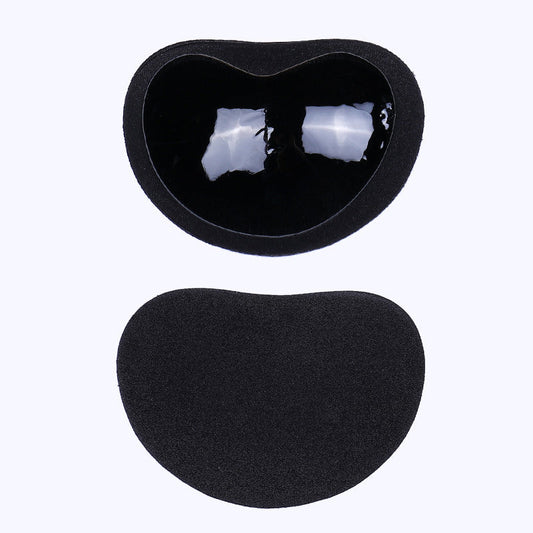 Non-Slip Chest Pad Thickened Self Adhesive Nipple Covers One Size Black