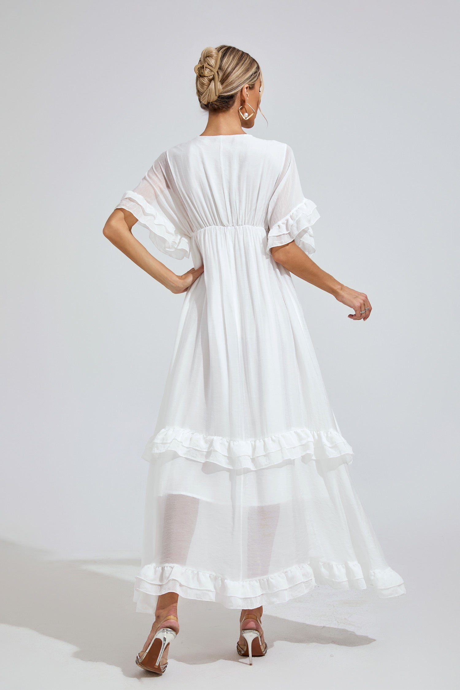 Elysia Mandarin Floral Dress