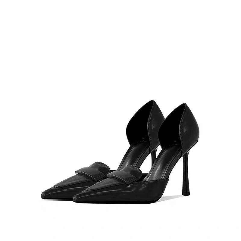 Vivienne Pointed-Toe Loafer Pumps