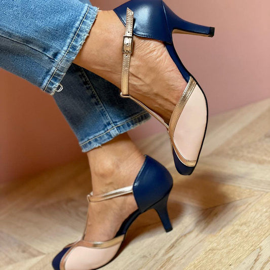 Odélie | Tri-Colour T-Bar Heels