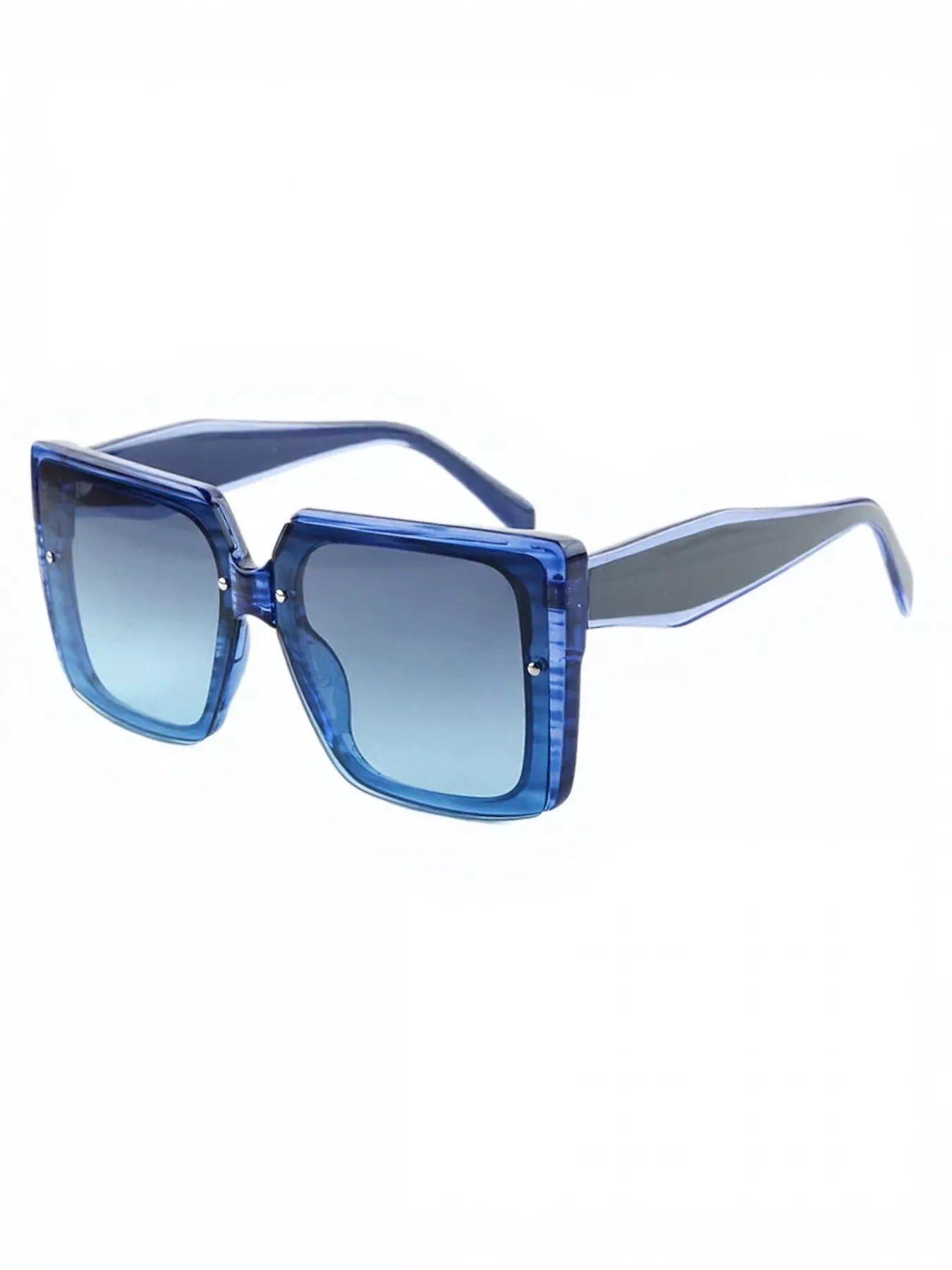 Oversized Square Sunglasses UV400 | Lightweight PC Frame