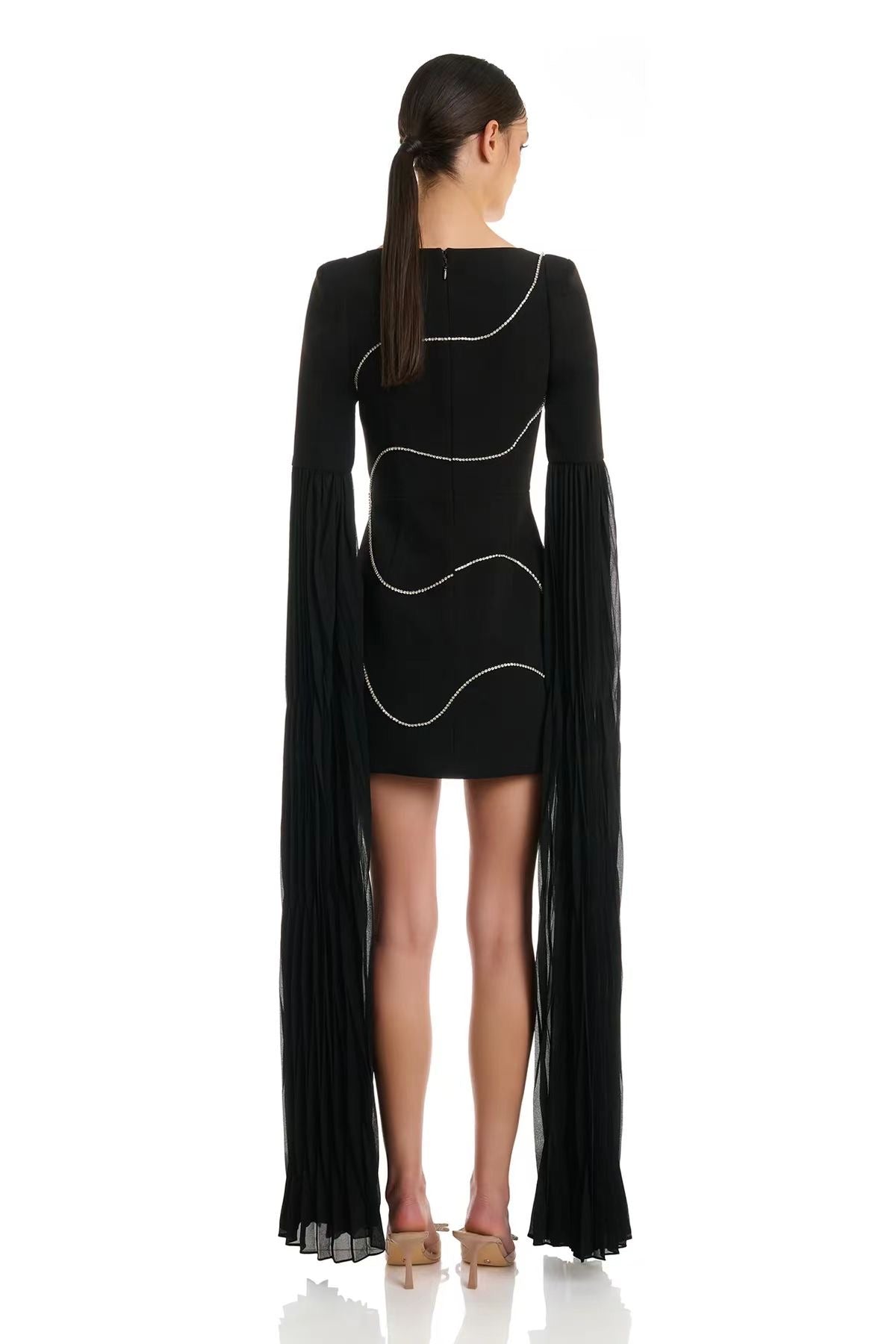 Vesper Drama Sleeve Mini Dress