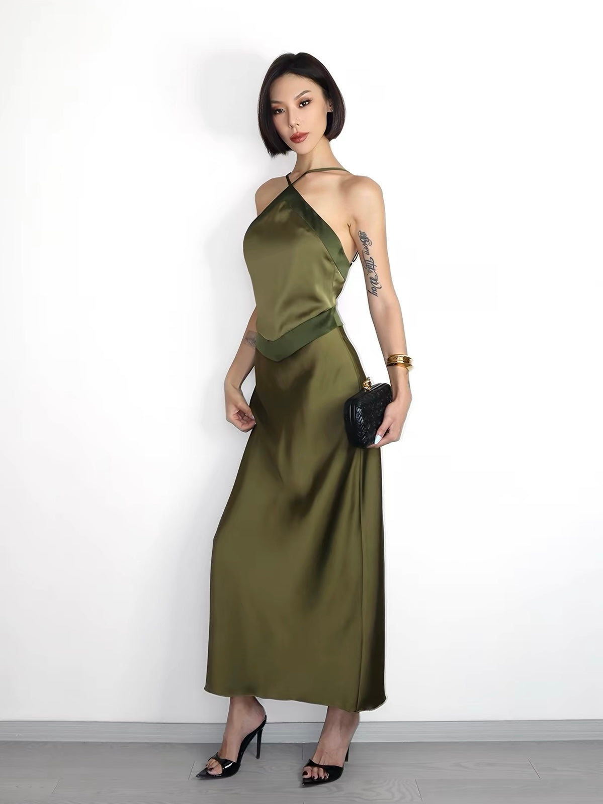 Olivienne Silk Gown