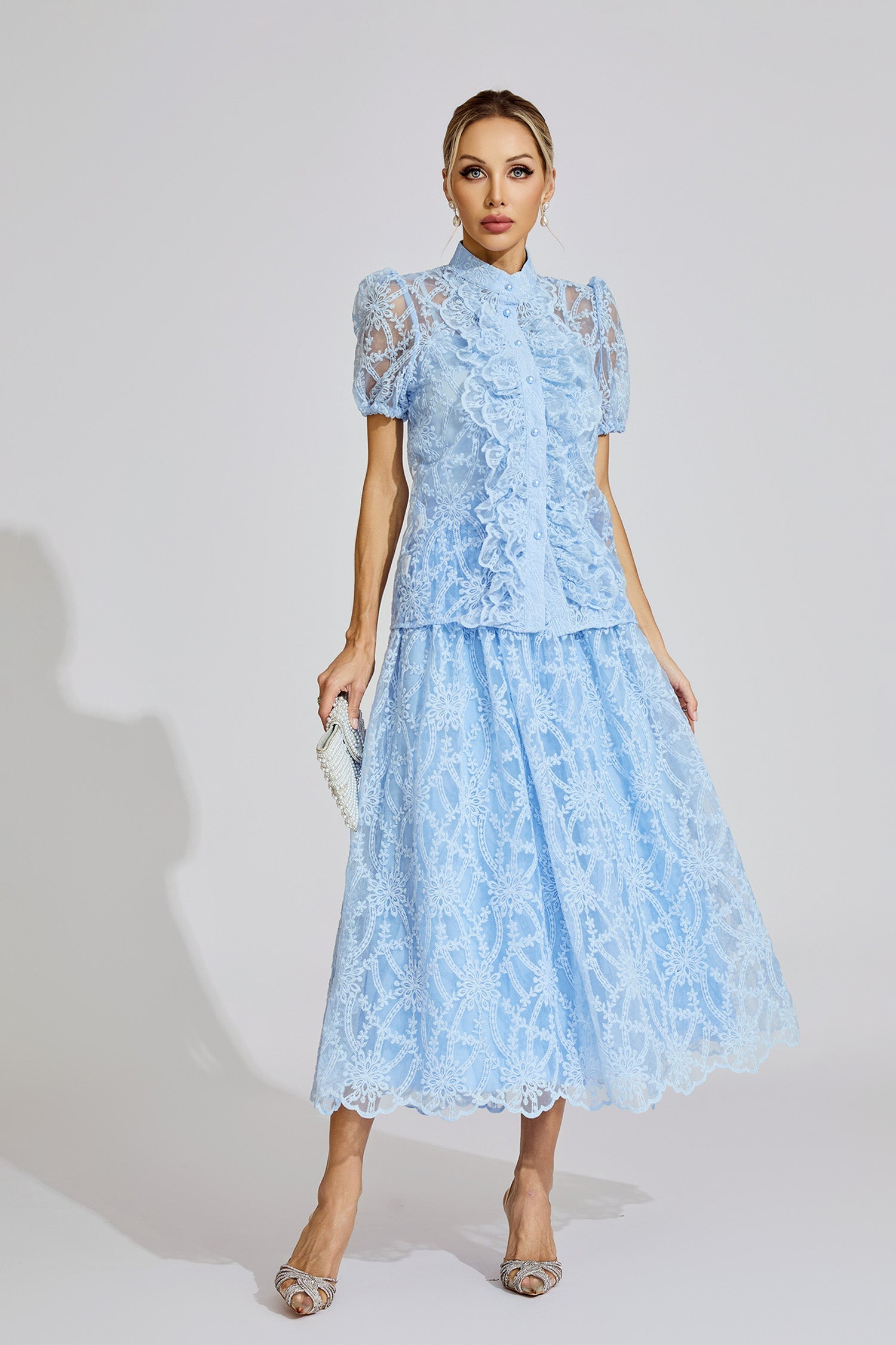 Celestine Lace Two-Piece Set