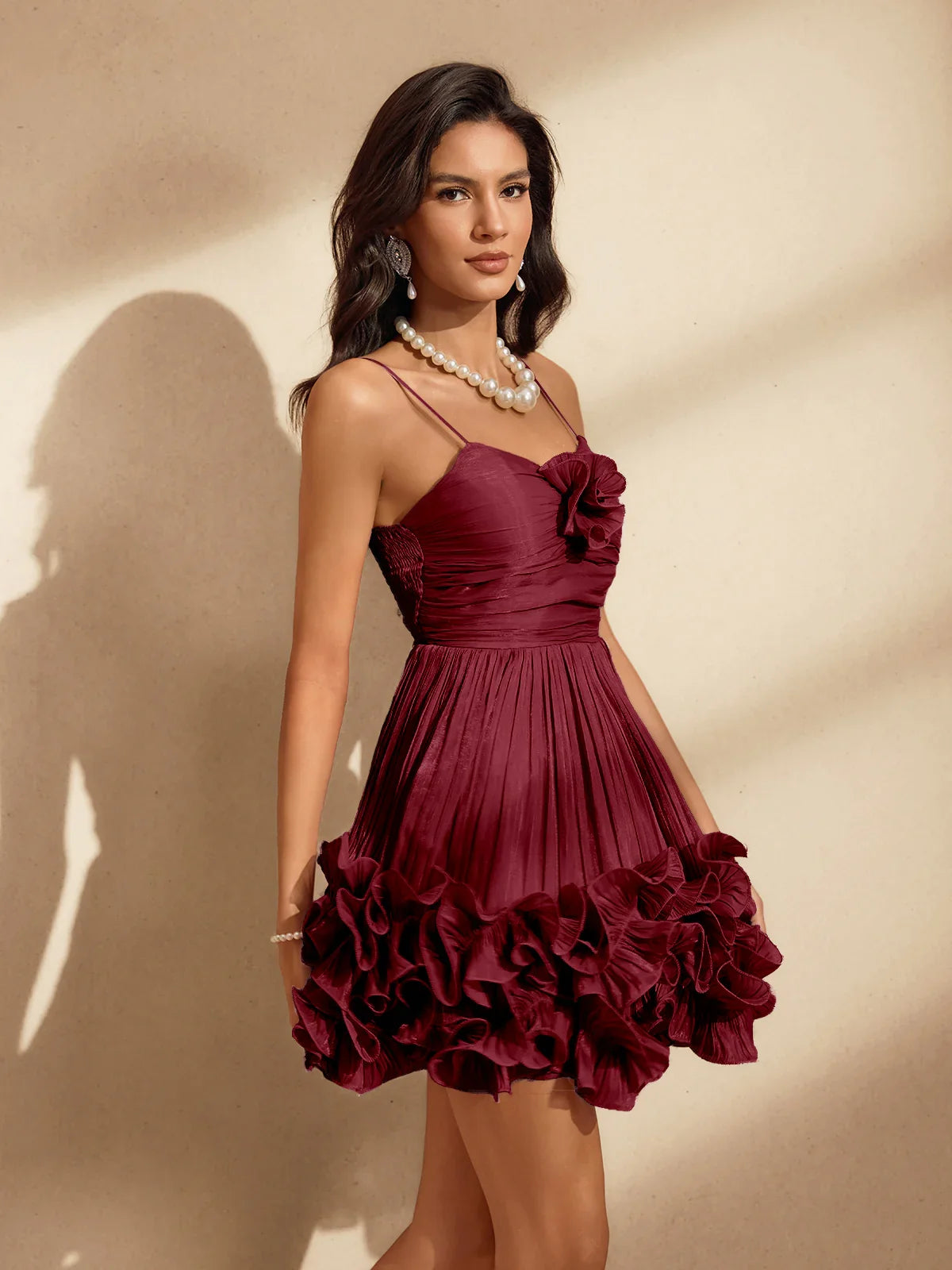 Rhea Rosette Mini Dress