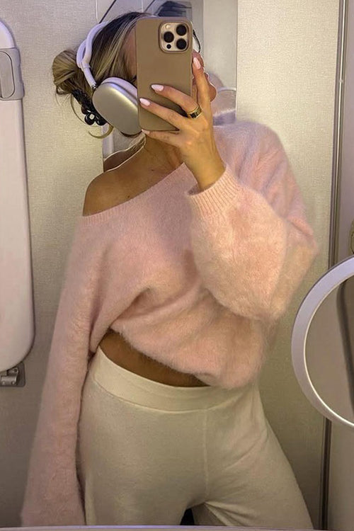 Meet Cozy Off Shoulder Knit Sweater - 3 Colors