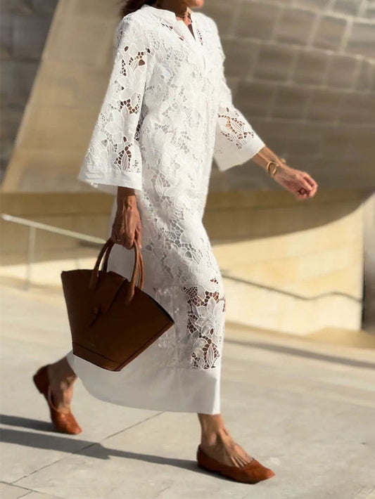 Juliette |  Elegant white lace Dress