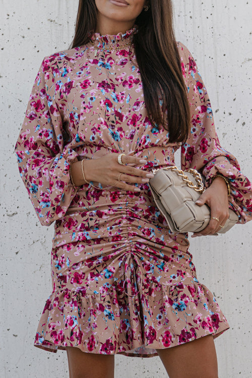 Vacay Babe Printed Smocked Mini Dress - 3 Colors Pink