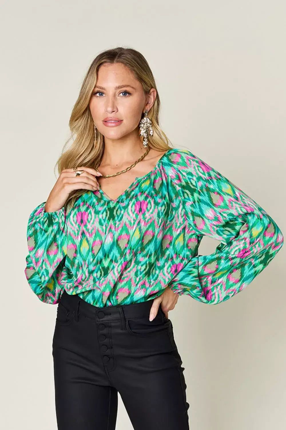 Swageye Electric Bloom Blouse